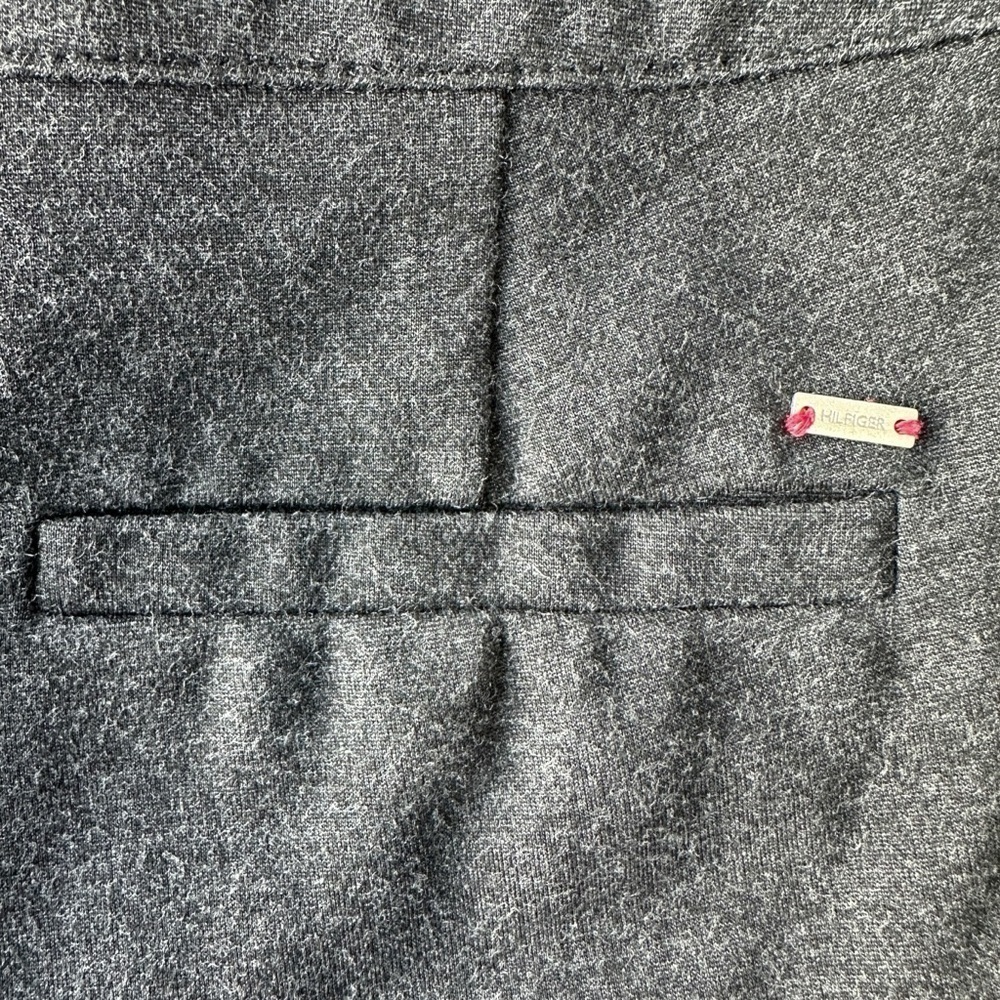 TOMMY HILFIGER WOMEN'S MORGAN STRETCH PONTE PANTS LEGGINGS IN DARK GREY SIZE  XS - Picture 8 of 16